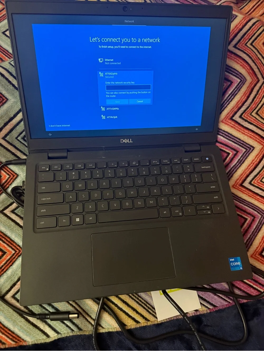 Dell latitude3420 Laptop with AC Adapter and Cables